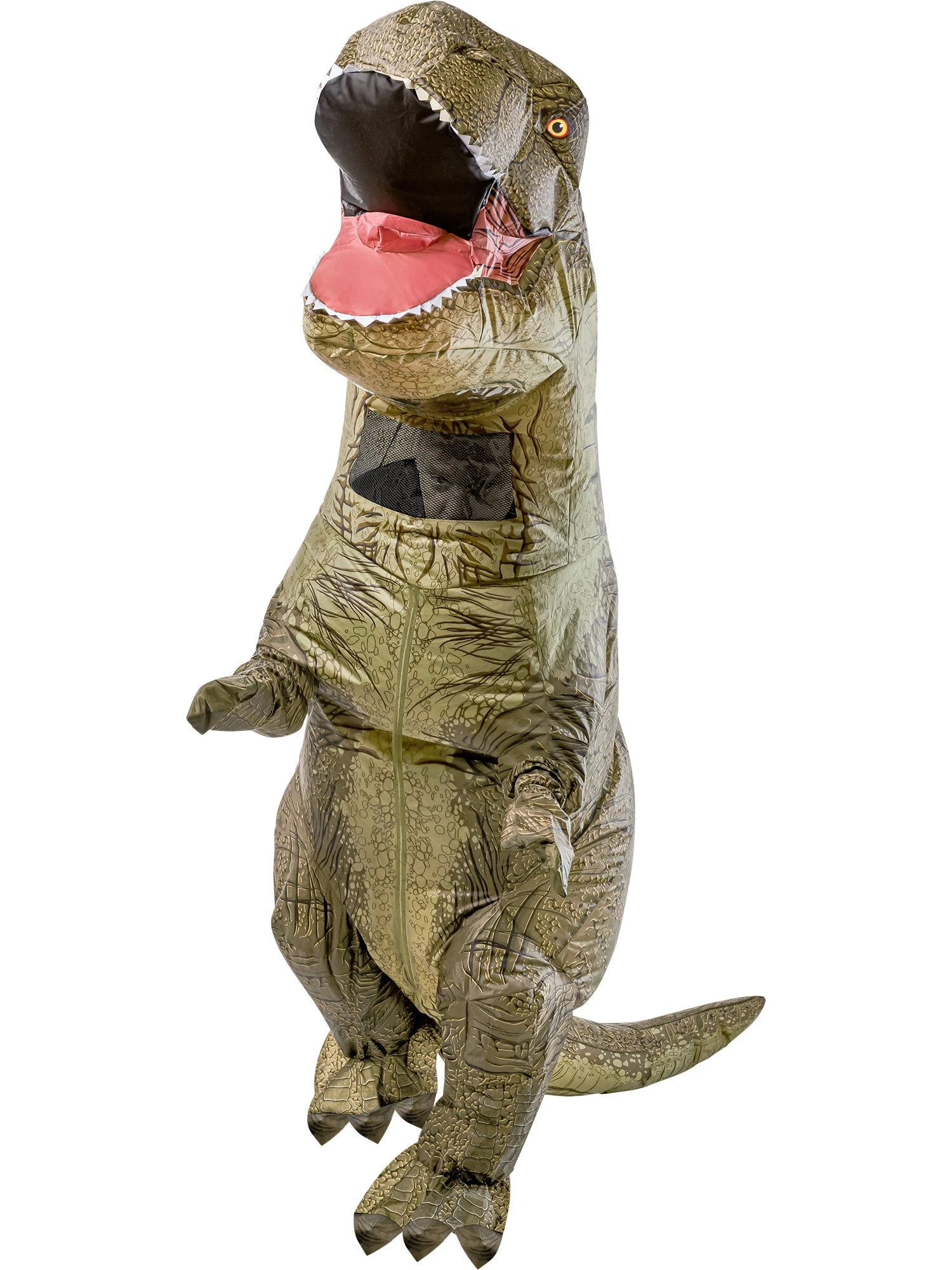 Adult Jurassic World T-Rex Inflatable Costume With Sound 1 Adult Jurassic World T-Rex Inflatable Costume With Sound