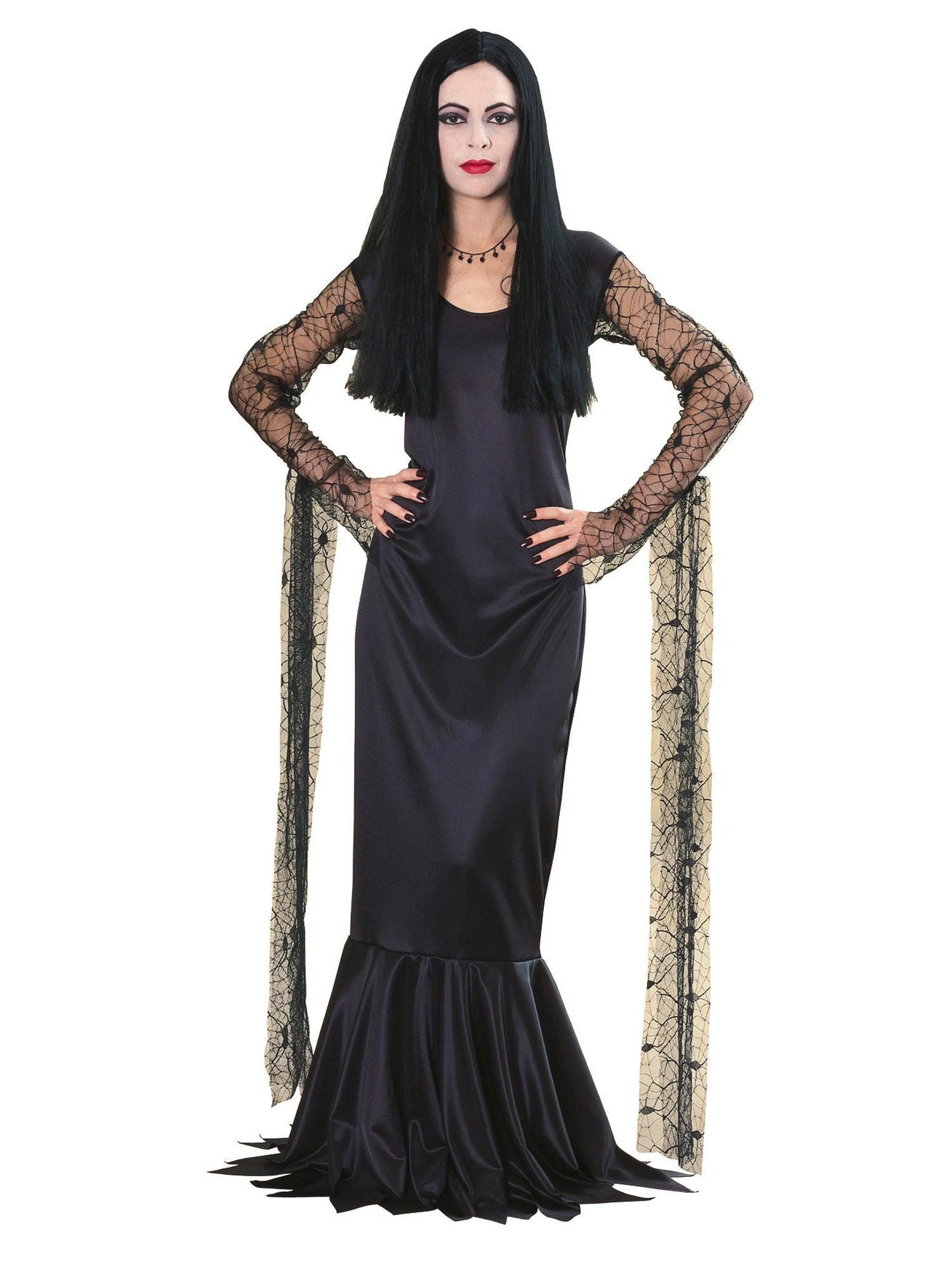 Addams Family Morticia Adult Costume 1 Addams Family Morticia Adult Costume