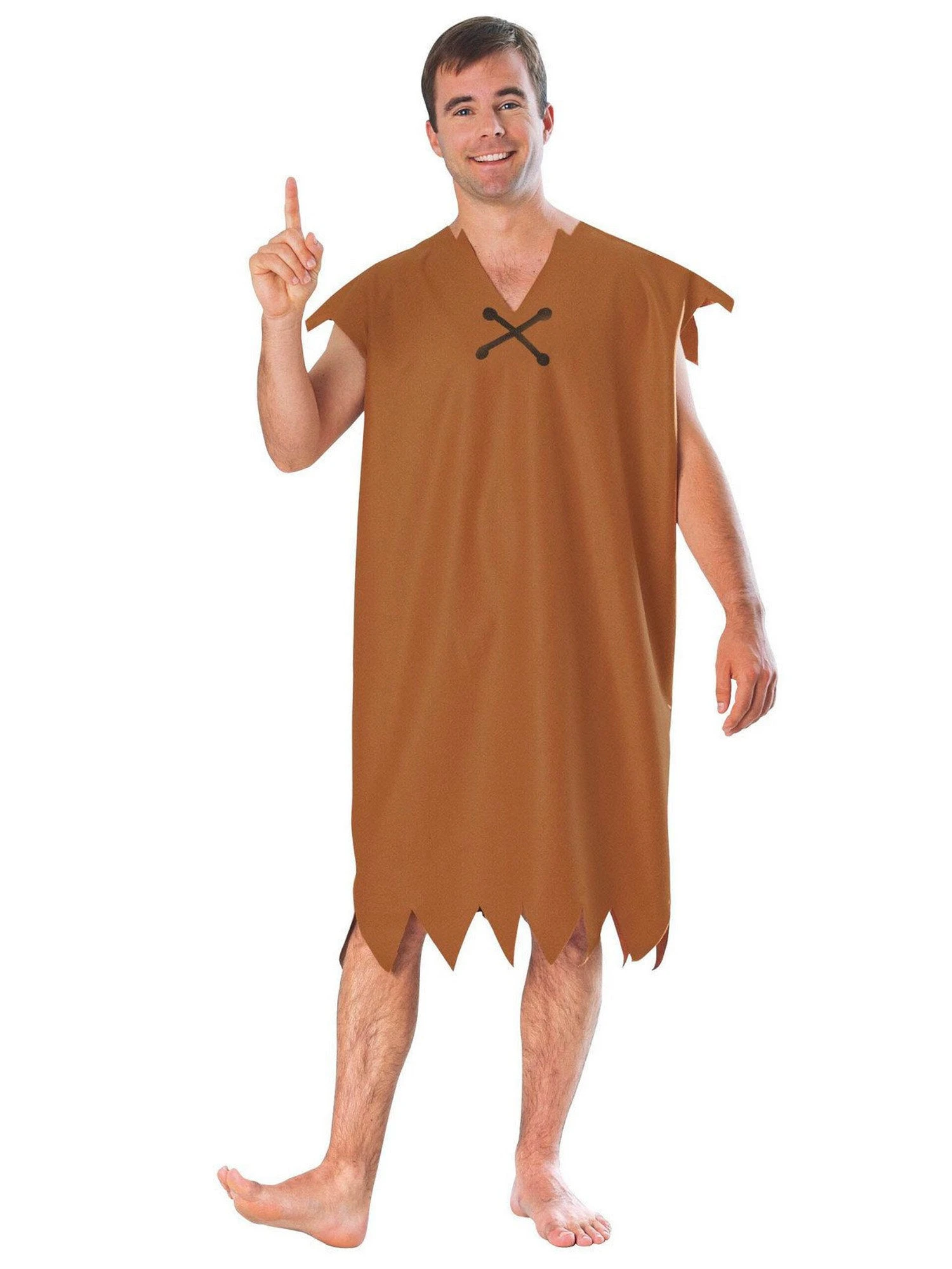 Mens Barney Rubble Costume 1 Mens Barney Rubble Costume
