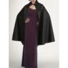 Tafetta Black Cape - 45"