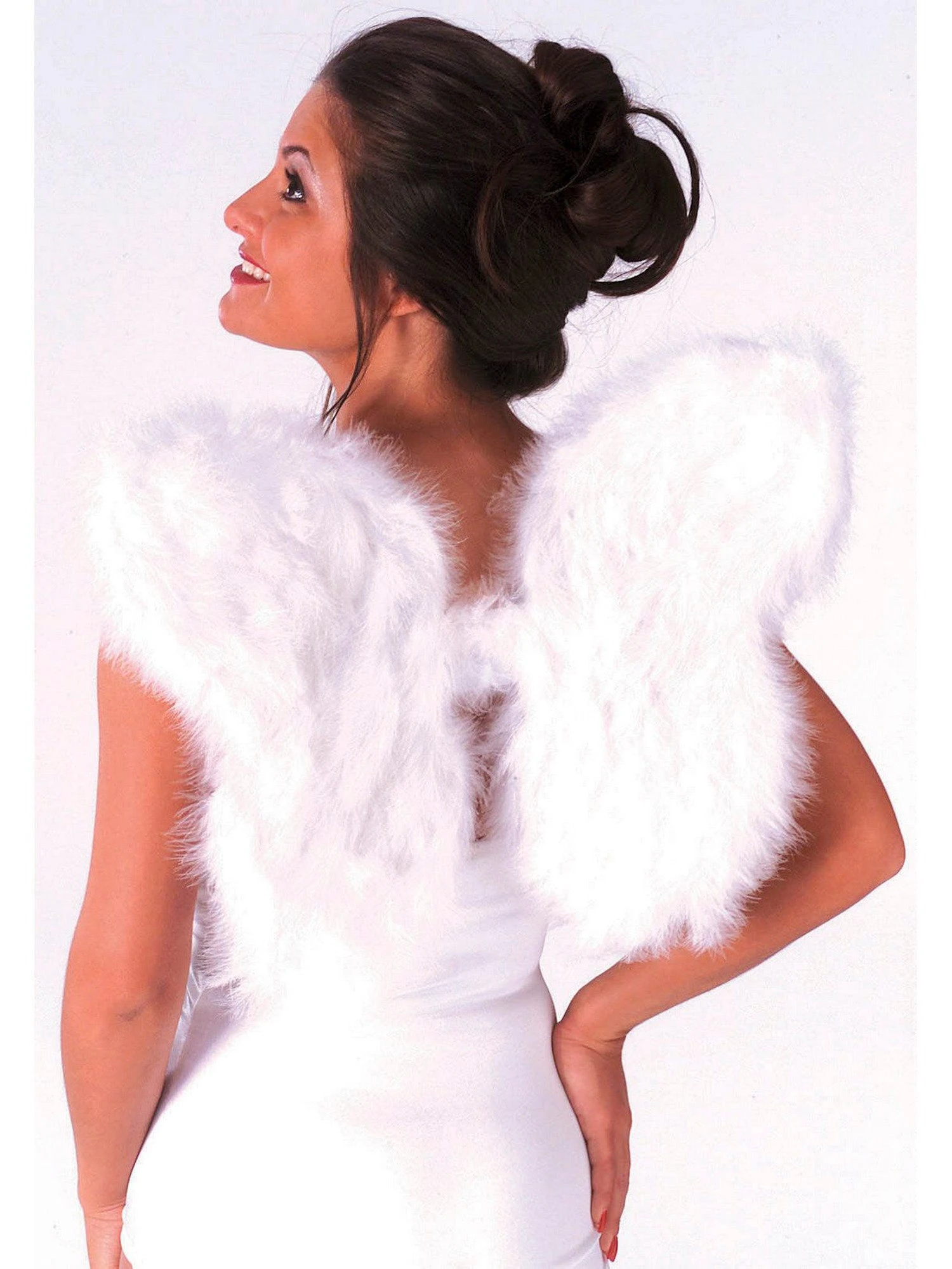 Adult White Heavenly Feather Angel Wings 1 Adult White Heavenly Feather Angel Wings