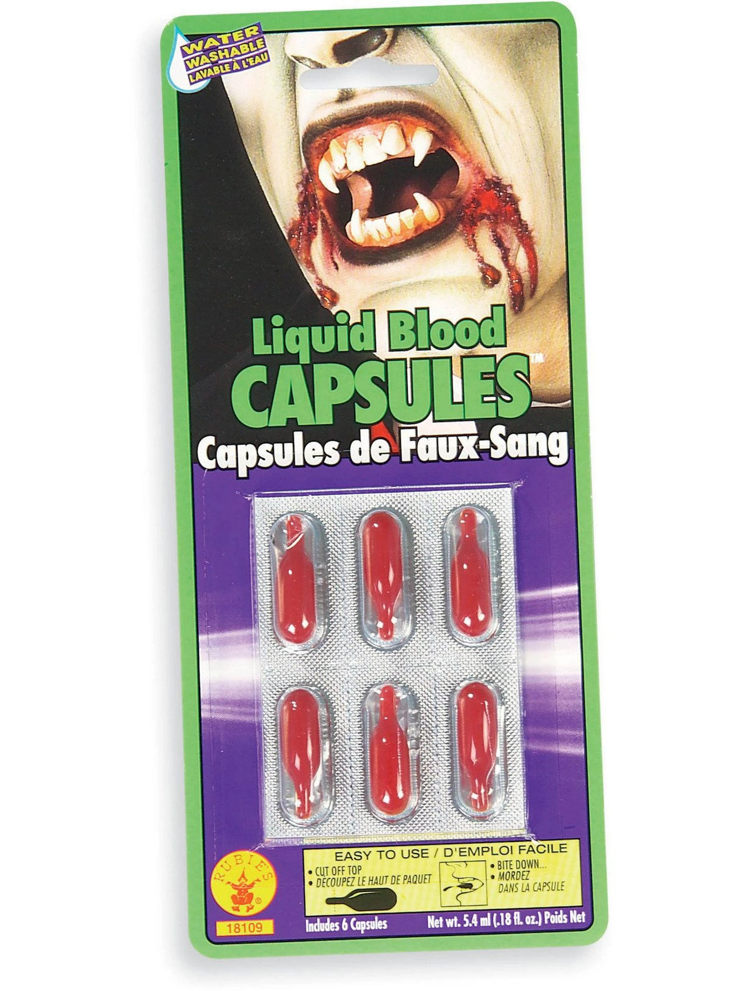 Fake Liquid Vampire Blood Capsules 1 Fake Liquid Vampire Blood Capsules