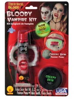 Adult Vampire Makeup And Teeth Set