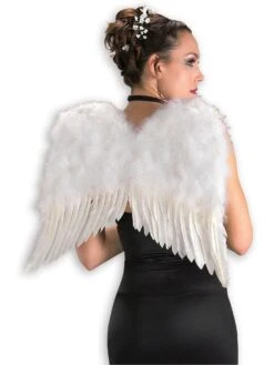 Deluxe White Feather Wings