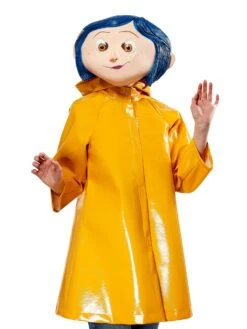 Women's Coraline Overhead Latex Mask - Deluxe