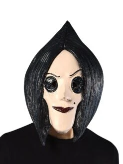 Women's Coraline The Other Mother Overhead Latex Mask - Deluxe