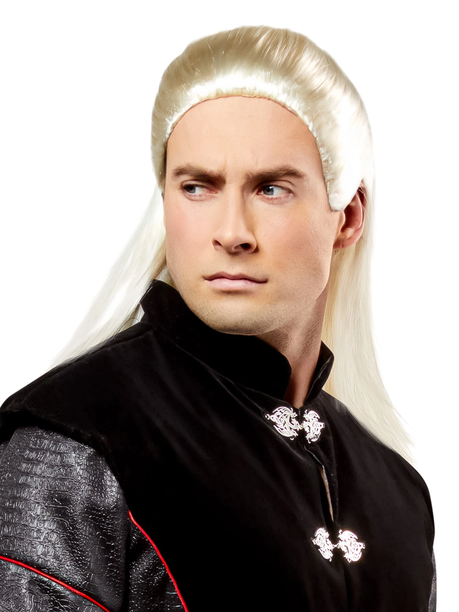 Men's House Of The Dragon Daemon Targaryen Blonde Wig 2 Men's House Of The Dragon Daemon Targaryen Blonde Wig - Image 2