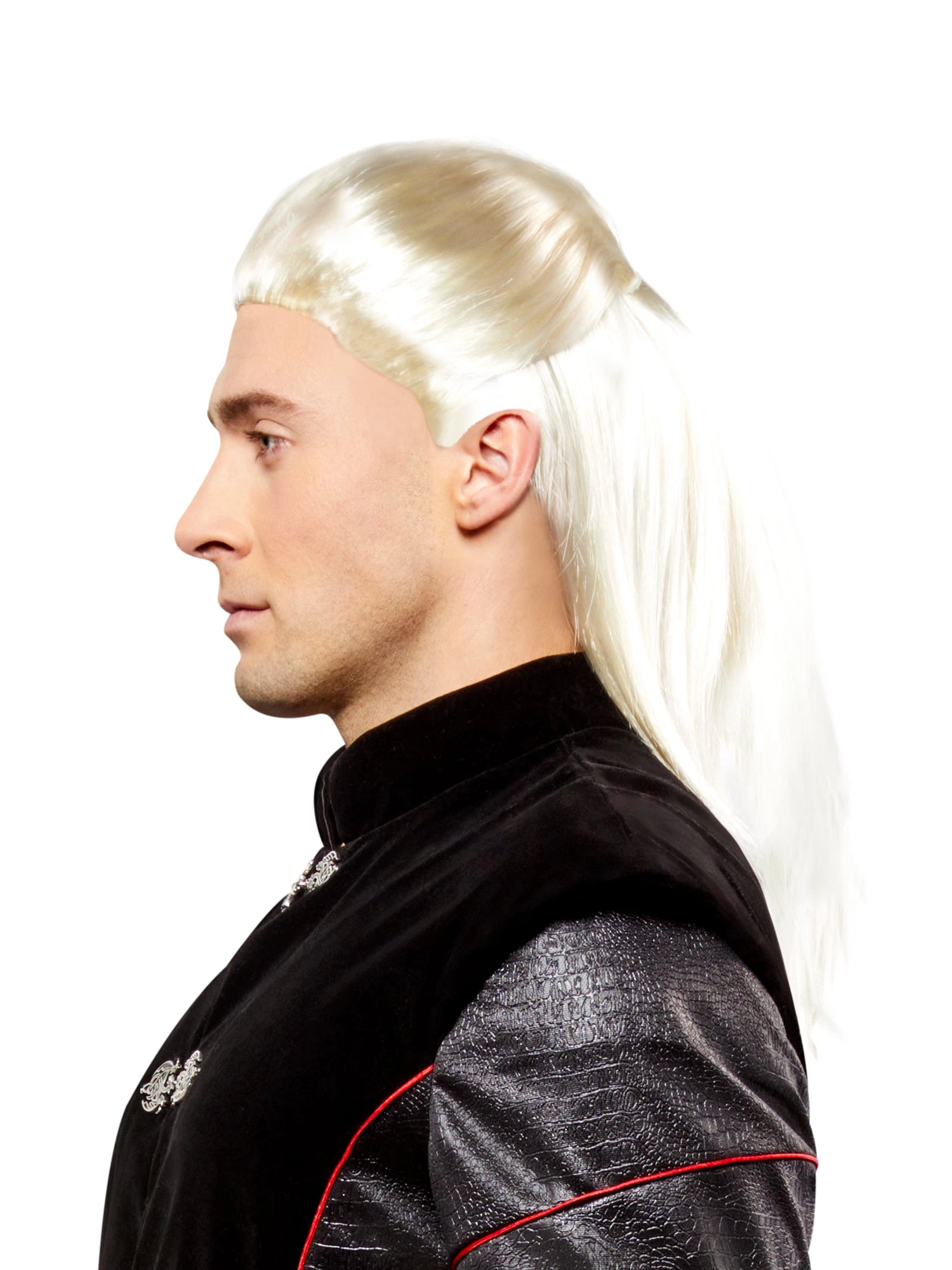 Men's House Of The Dragon Daemon Targaryen Blonde Wig 3 Men's House Of The Dragon Daemon Targaryen Blonde Wig - Image 3