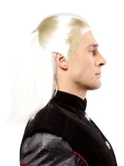 Men's House Of The Dragon Daemon Targaryen Blonde Wig 7 Men's House Of The Dragon Daemon Targaryen Blonde Wig -Costume Supercenter Store r2000391 4