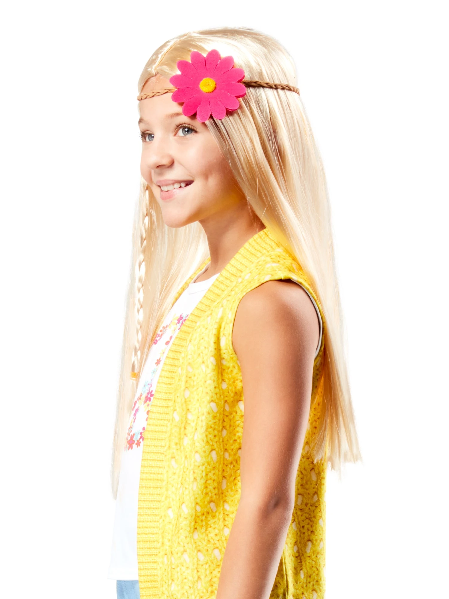 Girls' American Girl Julie Albright Hippie Blonde Wig With Braid 3 Girls' American Girl Julie Albright Hippie Blonde Wig With Braid - Image 3