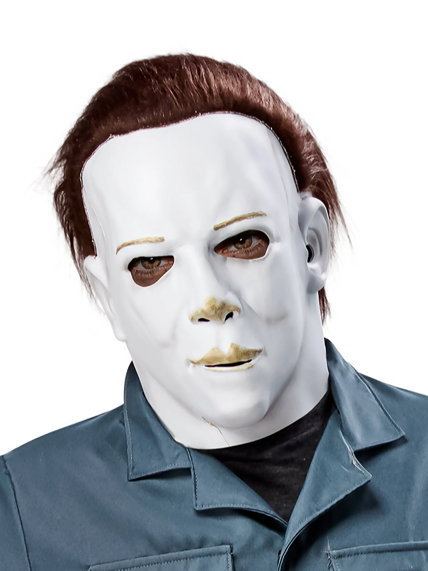 Men's Halloween 2 Michael Myers Overhead Latex Mask With Hair 1 Men's Halloween 2 Michael Myers Overhead Latex Mask With Hair