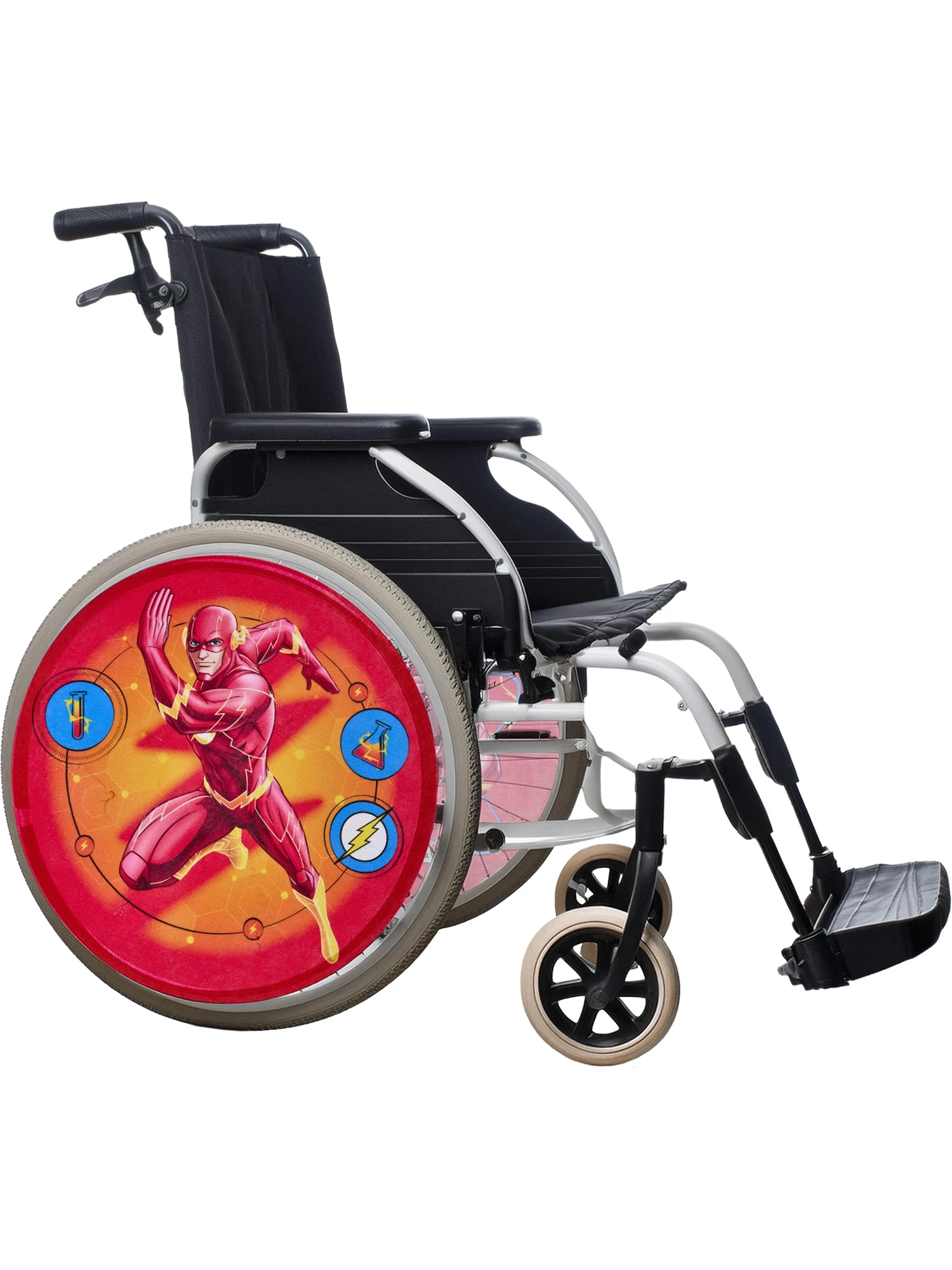 DC Comics Flash Wheelchair Cover 1 DC Comics Flash Wheelchair Cover