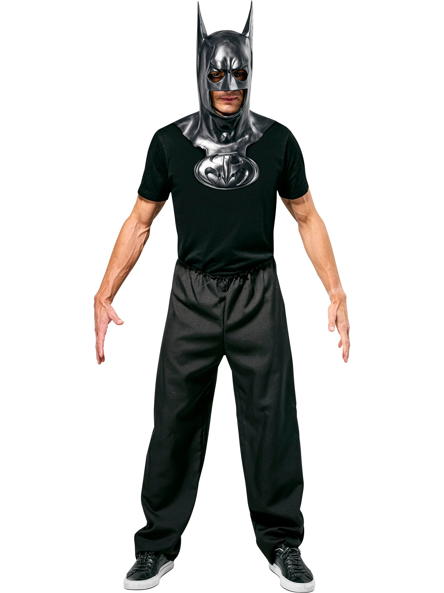 Men's Batman & Robin 1997 Overhead Latex Batman Cowl 1 Men's Batman & Robin 1997 Overhead Latex Batman Cowl