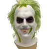 Men's Beetlejuice 2 Overhead Latex Mask With Hair