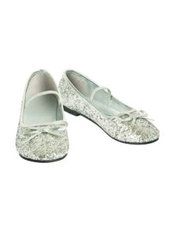 Silver Ballet Shoe