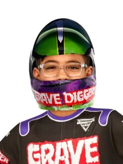 Kids' Monster Jam Grave Digger Half Mask -Costume Supercenter Store r2000636 3