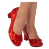 Adult Red Sequin Dorothy Heeled Shoes