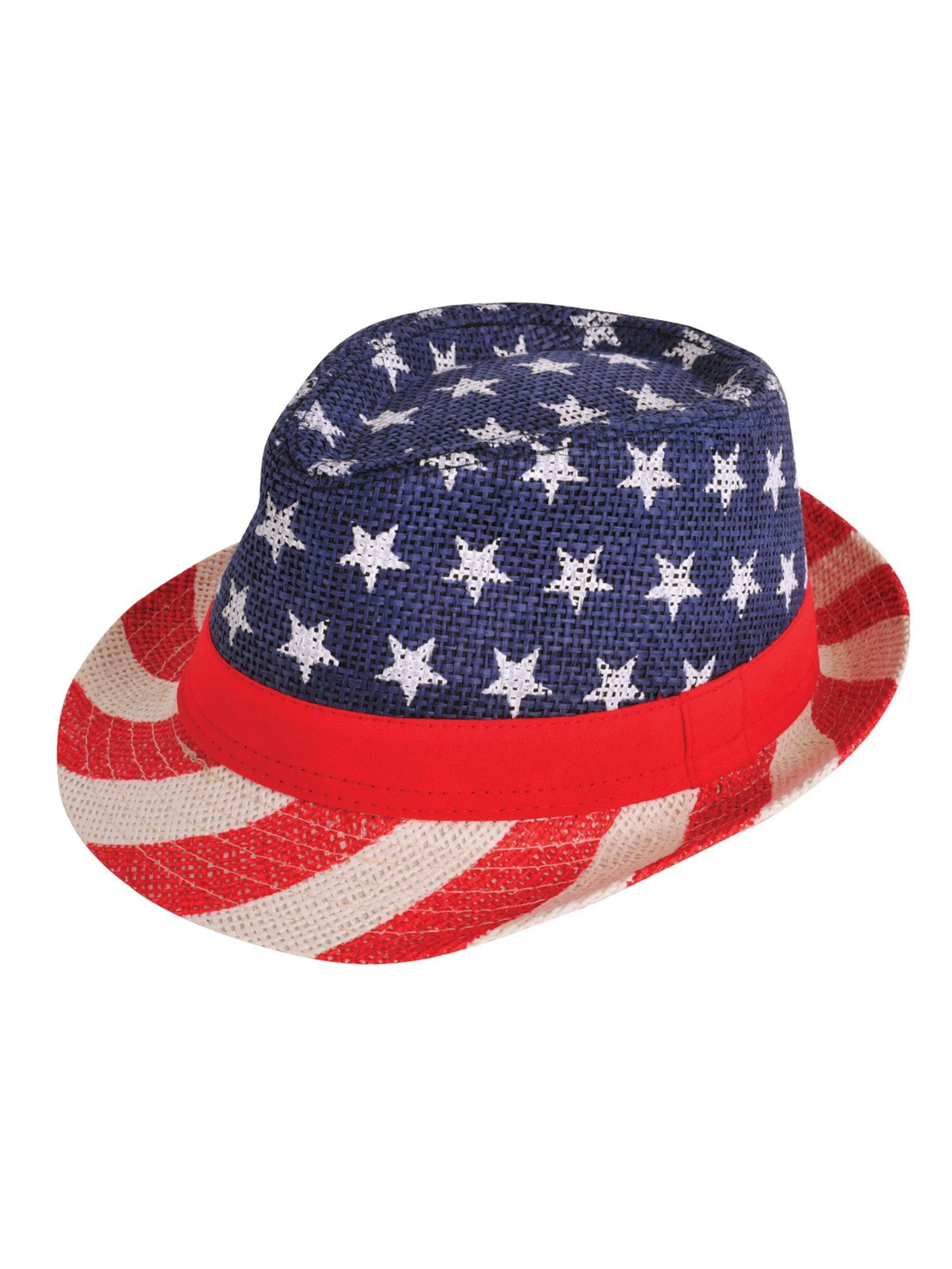 Patriotic Burlap Hat 1 Patriotic Burlap Hat