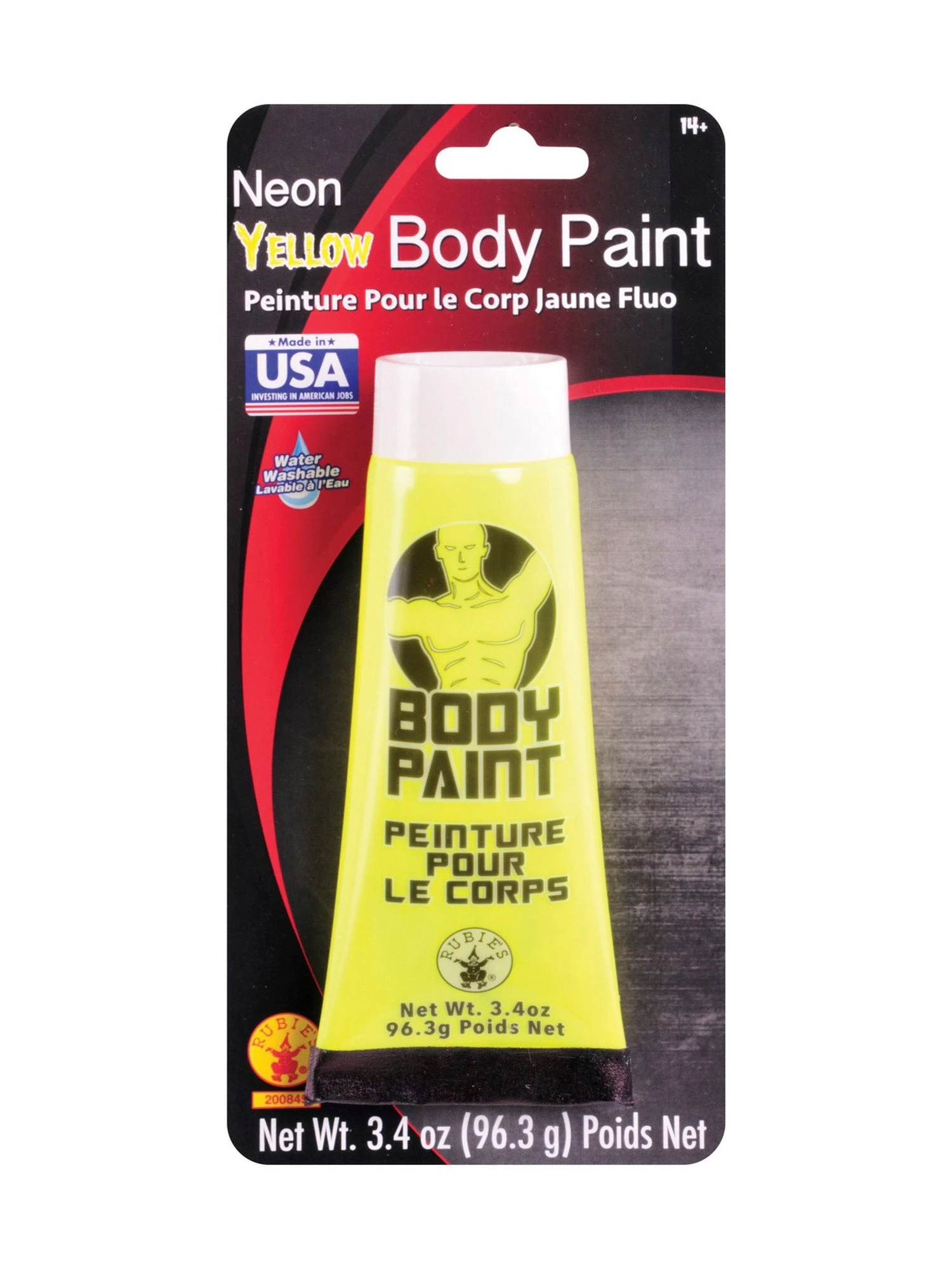 Neon Yellow Body Paint Make-Up 1 Neon Yellow Body Paint Make-Up