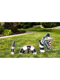 25-inch Beetlejuice Sandworm Groundbreaker Lawn Decoration