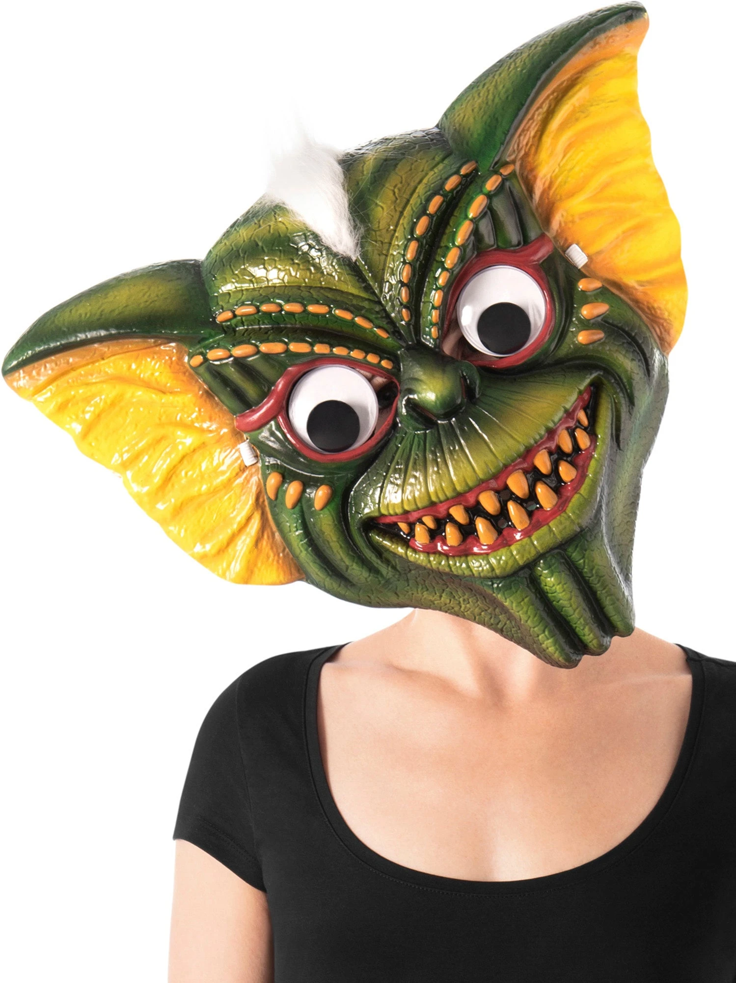 Adult Gremlins Stripe Googly Eyes Mask 1 Adult Gremlins Stripe Googly Eyes Mask
