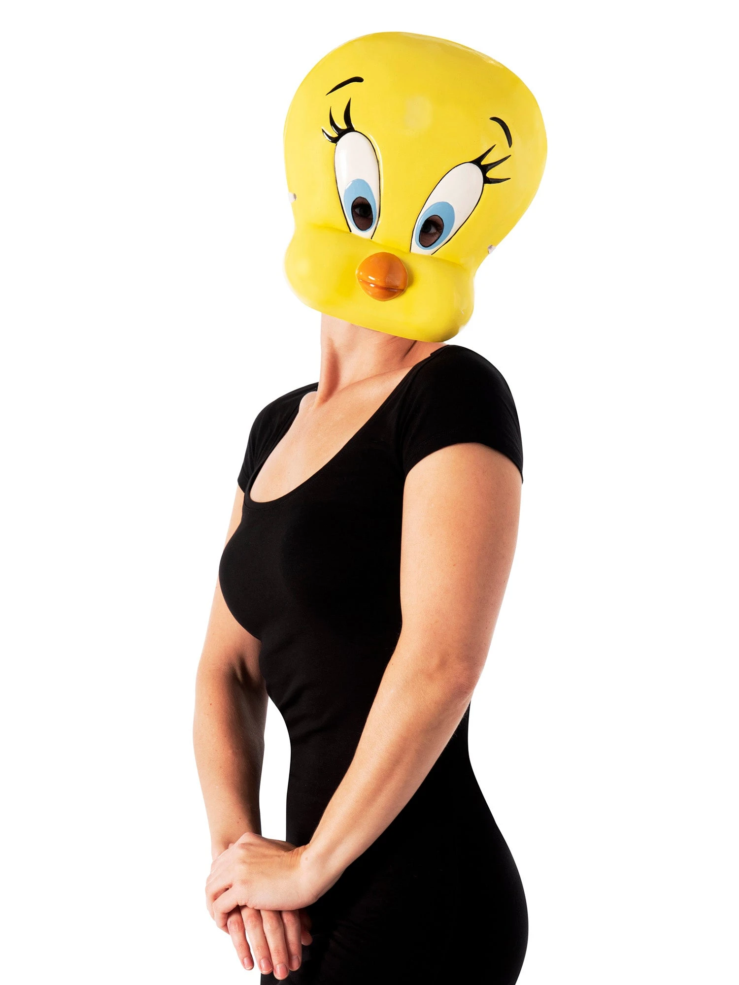 Adult Space Jam: A New Legacy Tweety Bird Half Mask 1 Adult Space Jam: A New Legacy Tweety Bird Half Mask