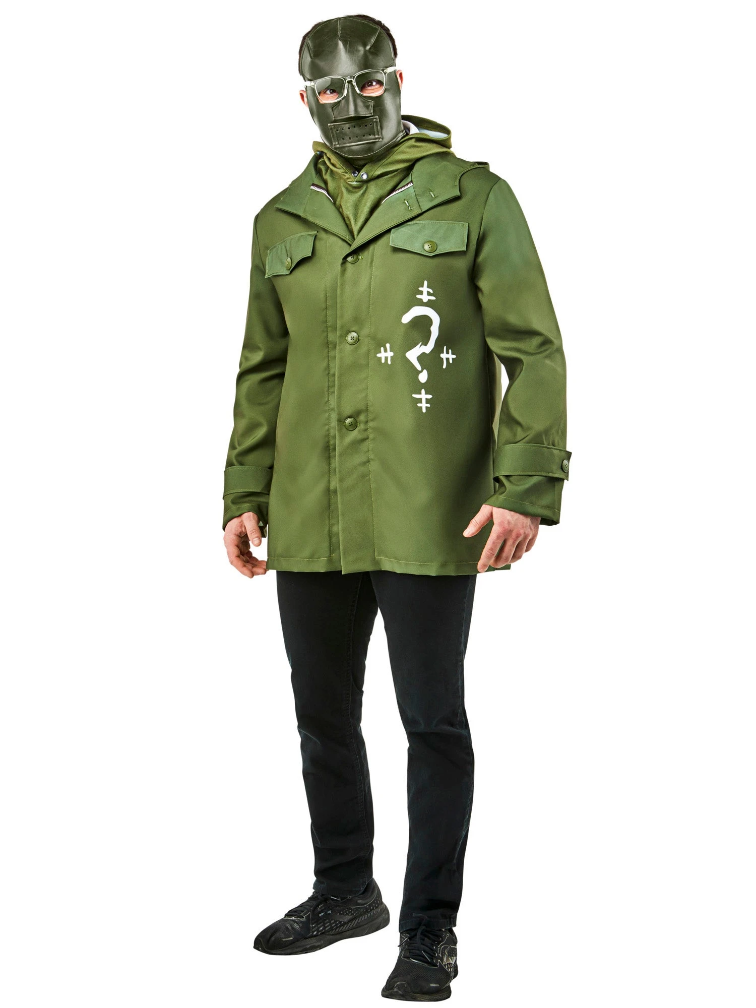 Adult The Batman Riddler Mask With Glasses 2 Adult The Batman Riddler Mask With Glasses - Image 2