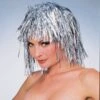 Tinsel Wig - Silver