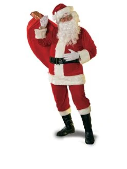 New Velour Classic Santa Suit
