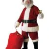 Mens Deluxe XXXL Velvet Santa Suit