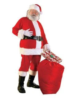 Adult Flannel Santa Suit