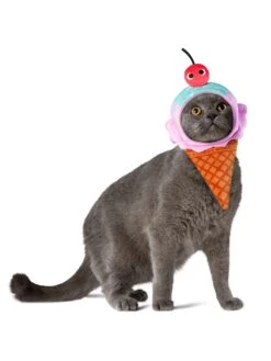 Yummy World Ice Cream Waffle Cone Pet Headpiece By Kidrobot