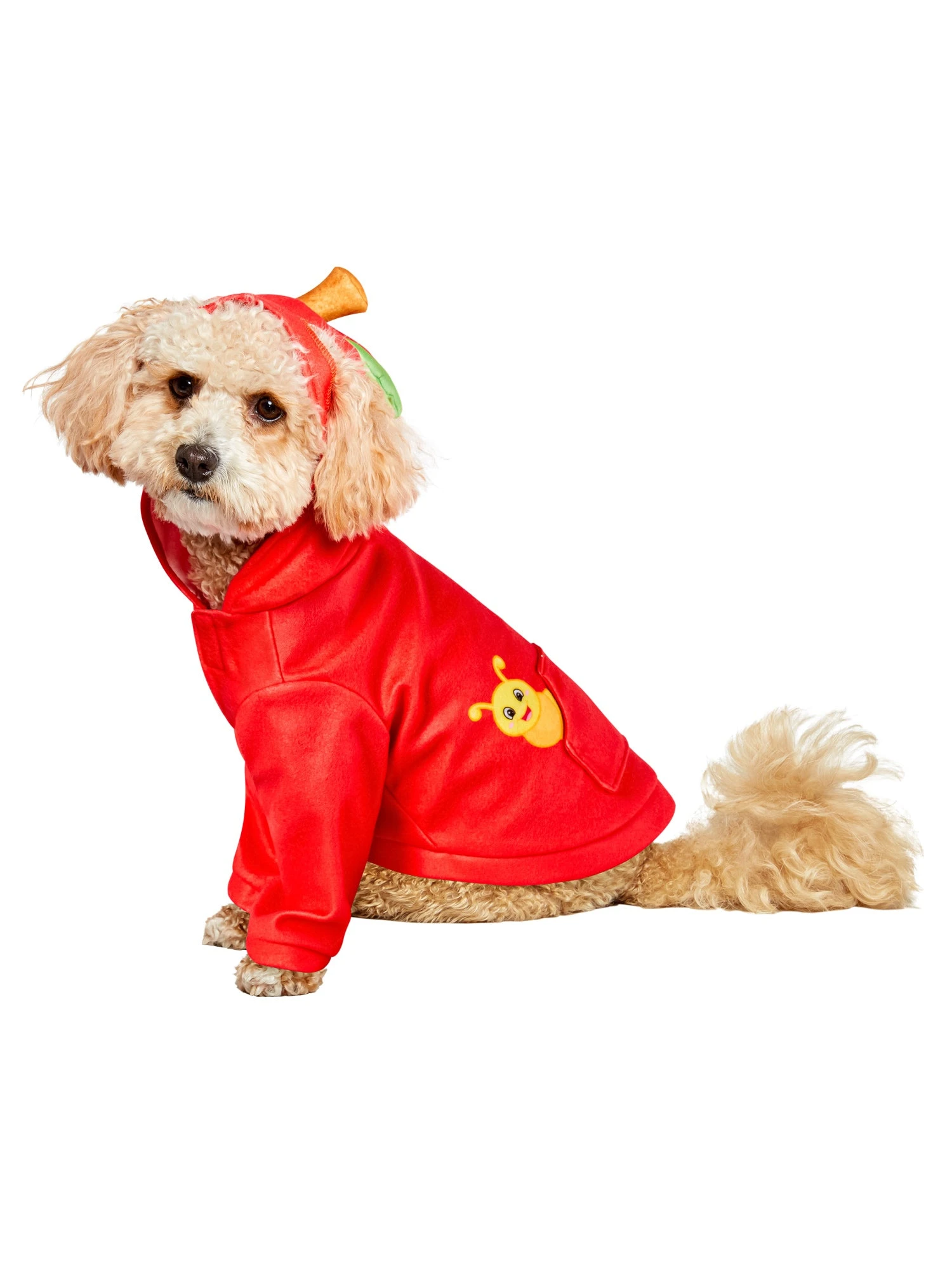 Red Delicious Apple Hoodie Pet Costume 1 Red Delicious Apple Hoodie Pet Costume