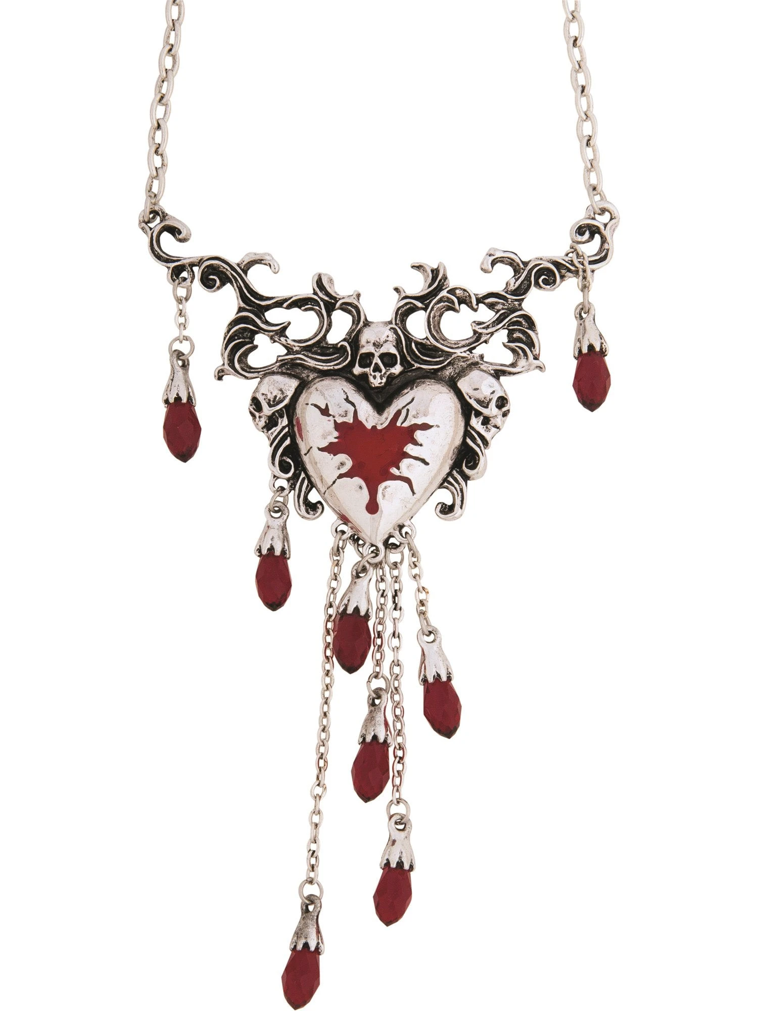 Adult Bleeding Heart Necklace Accessory 1 Adult Bleeding Heart Necklace Accessory