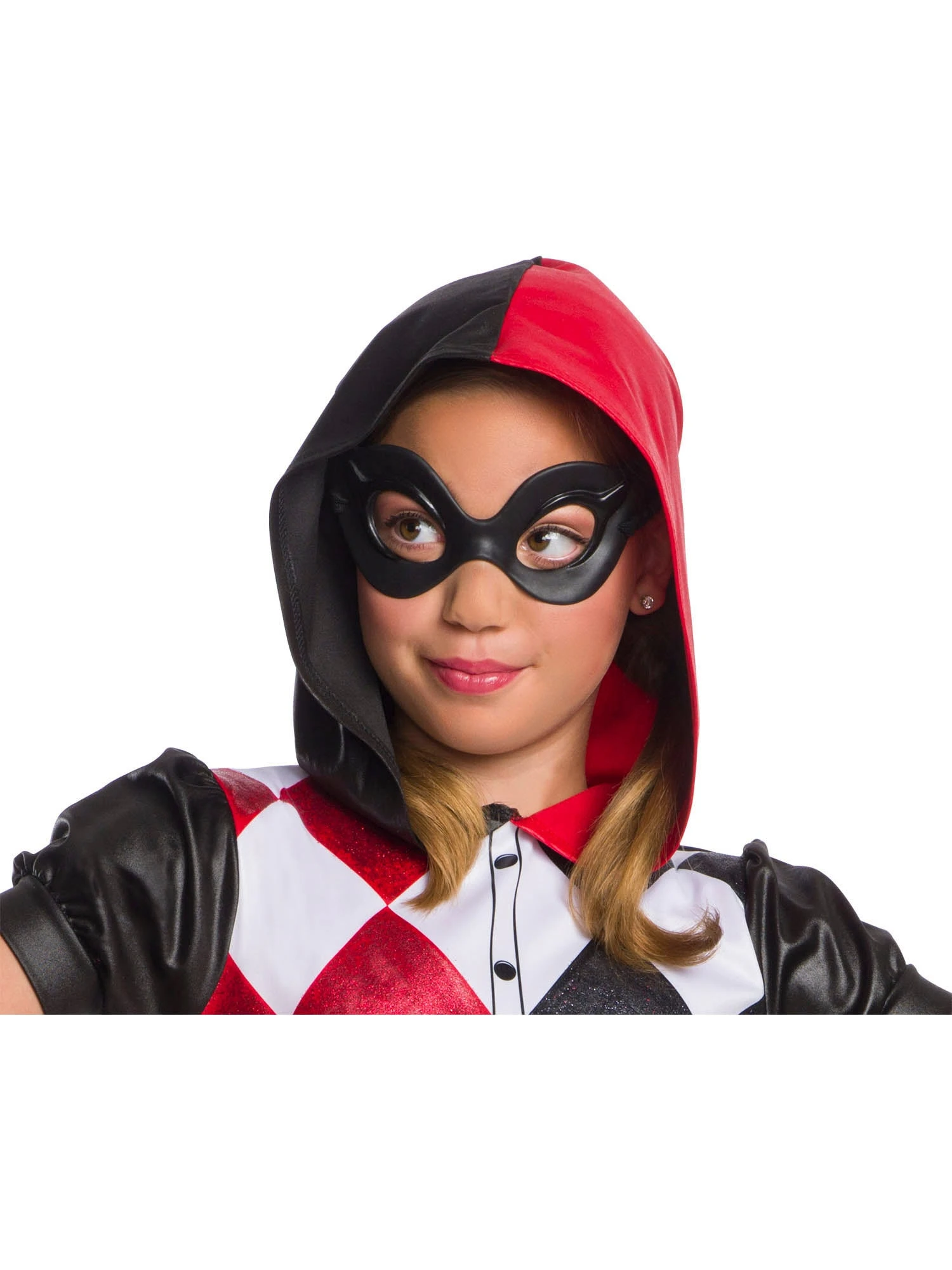Girls' DC Superhero Girls Harley Quinn Mask 1 Girls' DC Superhero Girls Harley Quinn Mask