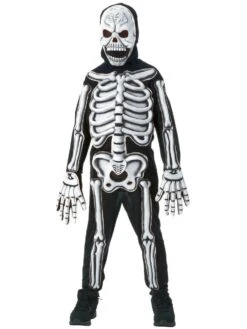 Kids Glow In The Dark Skeleton Suit