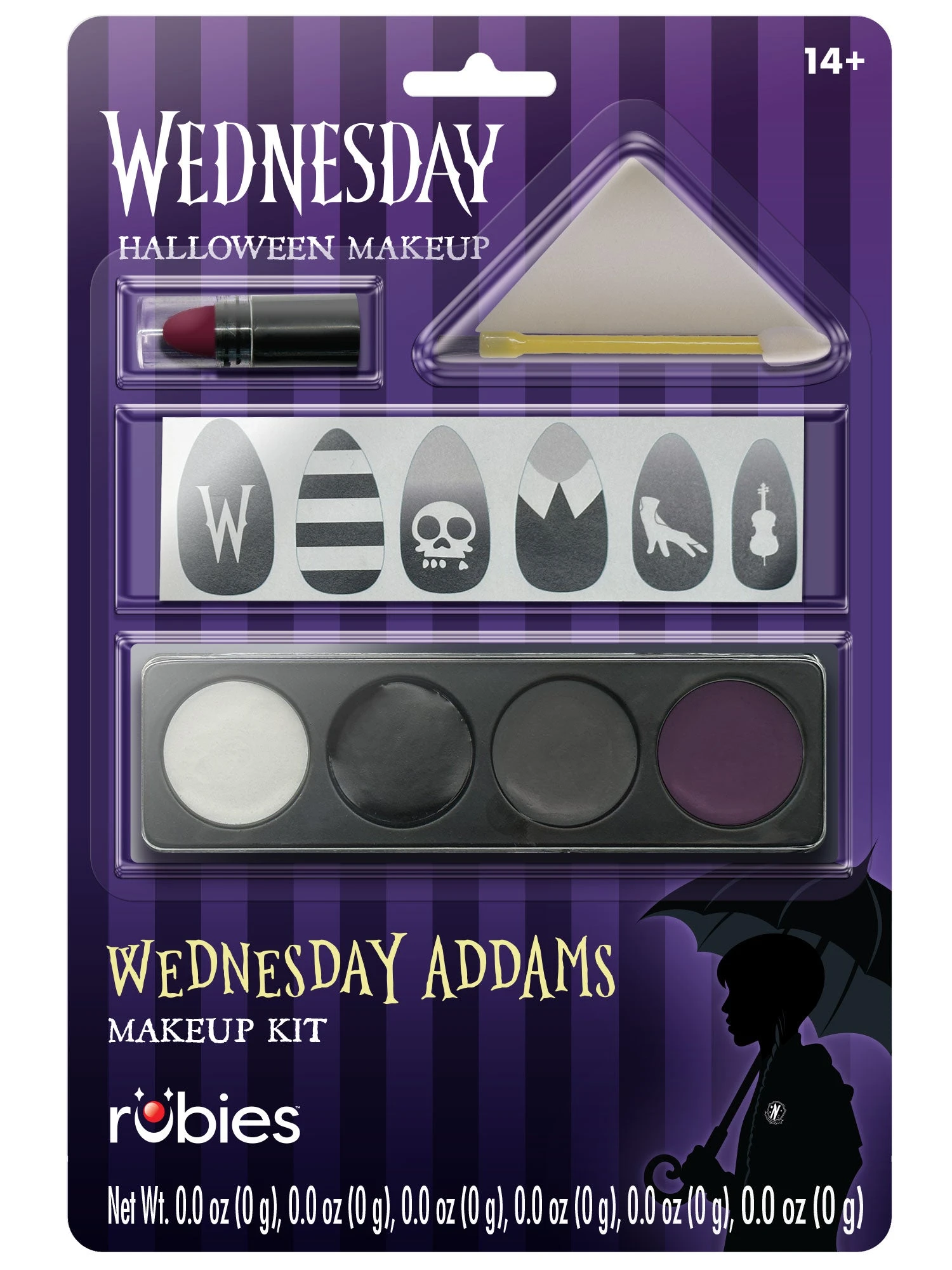 Wednesday Addams Makeup Set 1 Wednesday Addams Makeup Set