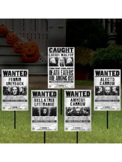 Harry Potter Wanted Signs Lawn Decoration