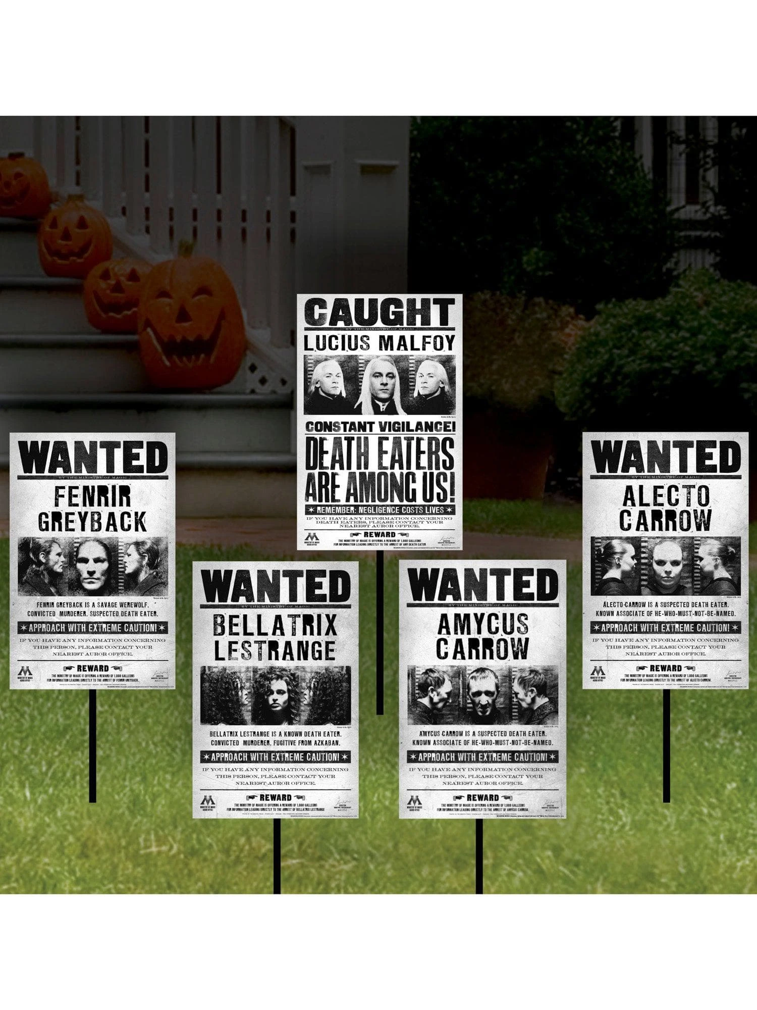 Harry Potter Wanted Signs Lawn Decoration 1 Harry Potter Wanted Signs Lawn Decoration