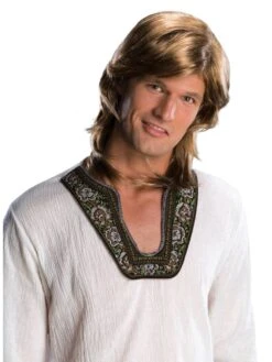 Men's Blonde 1970's Shag Wig