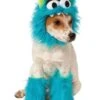 Blue Monster Pet Headpiece And Leg Fluffies