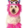 Pink Monster Pet Headpiece And Leg Fluffies
