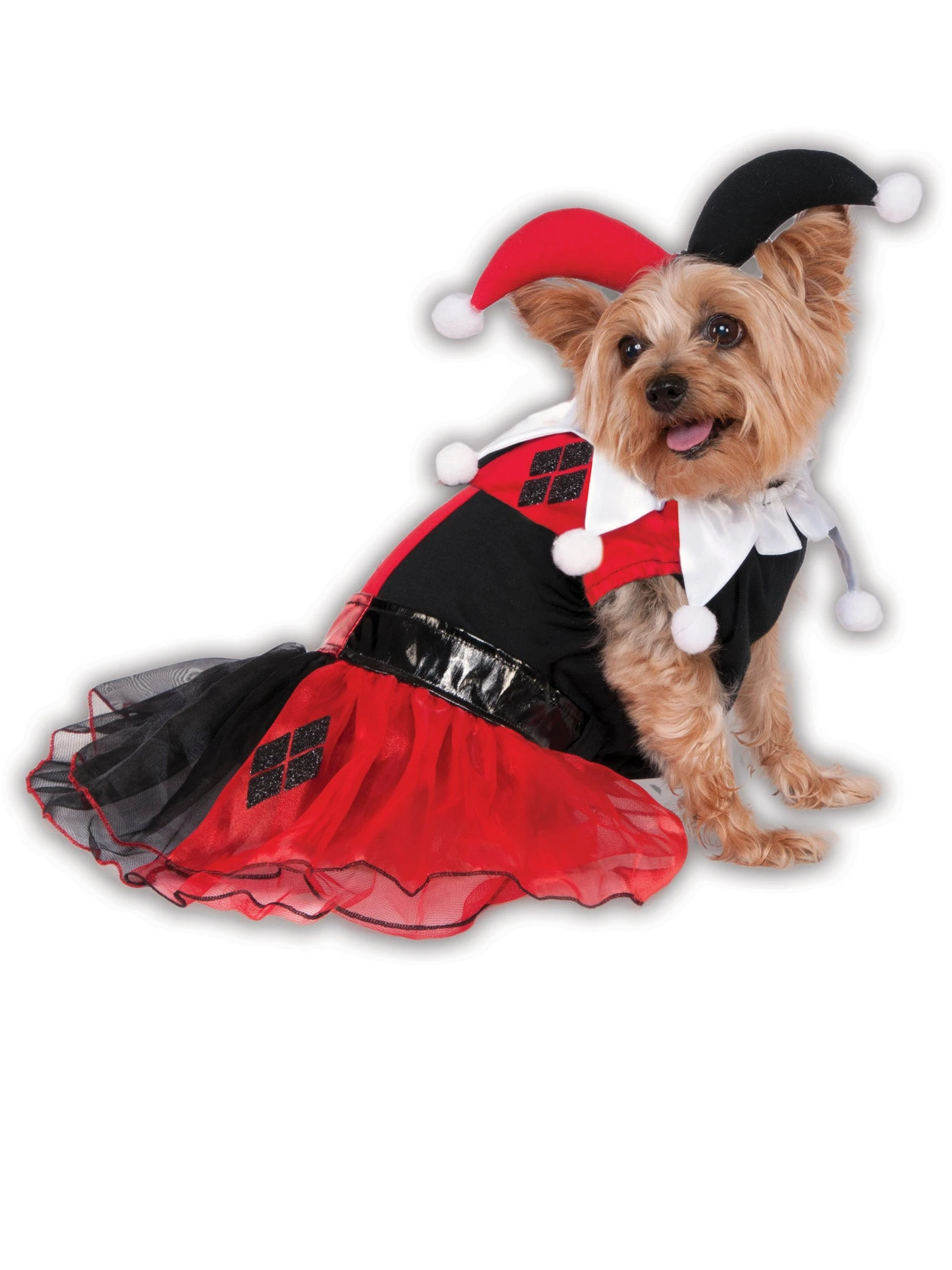 DC Comics Harley Quinn Pet Costume 1 DC Comics Harley Quinn Pet Costume