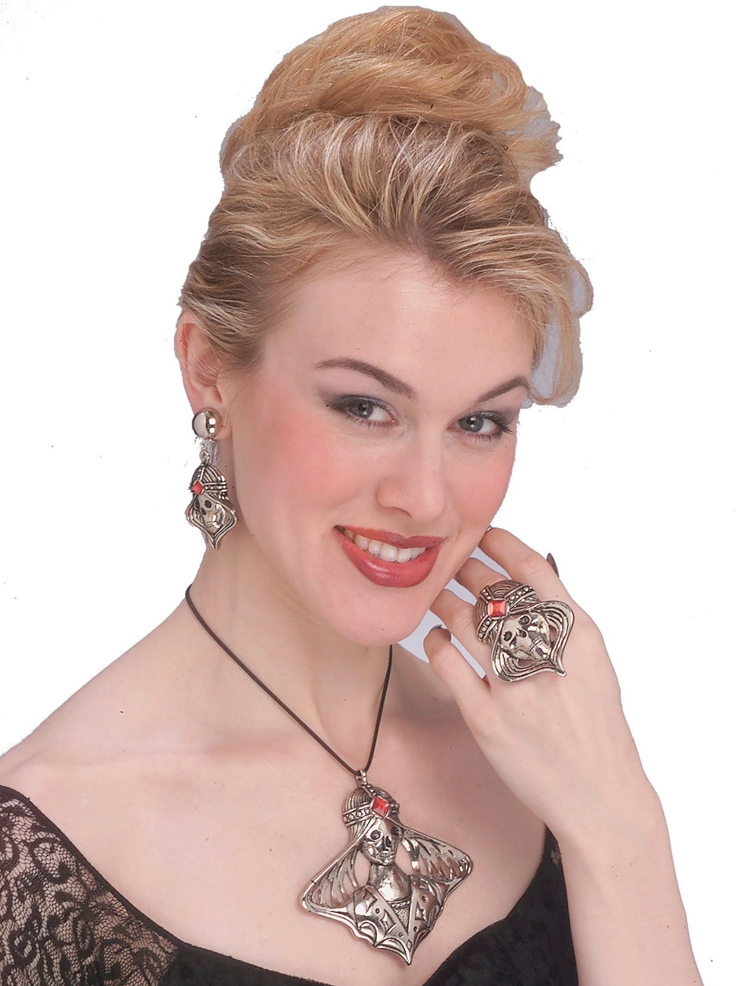 Adult Skull Diva Ring Accessory 1 Adult Skull Diva Ring Accessory