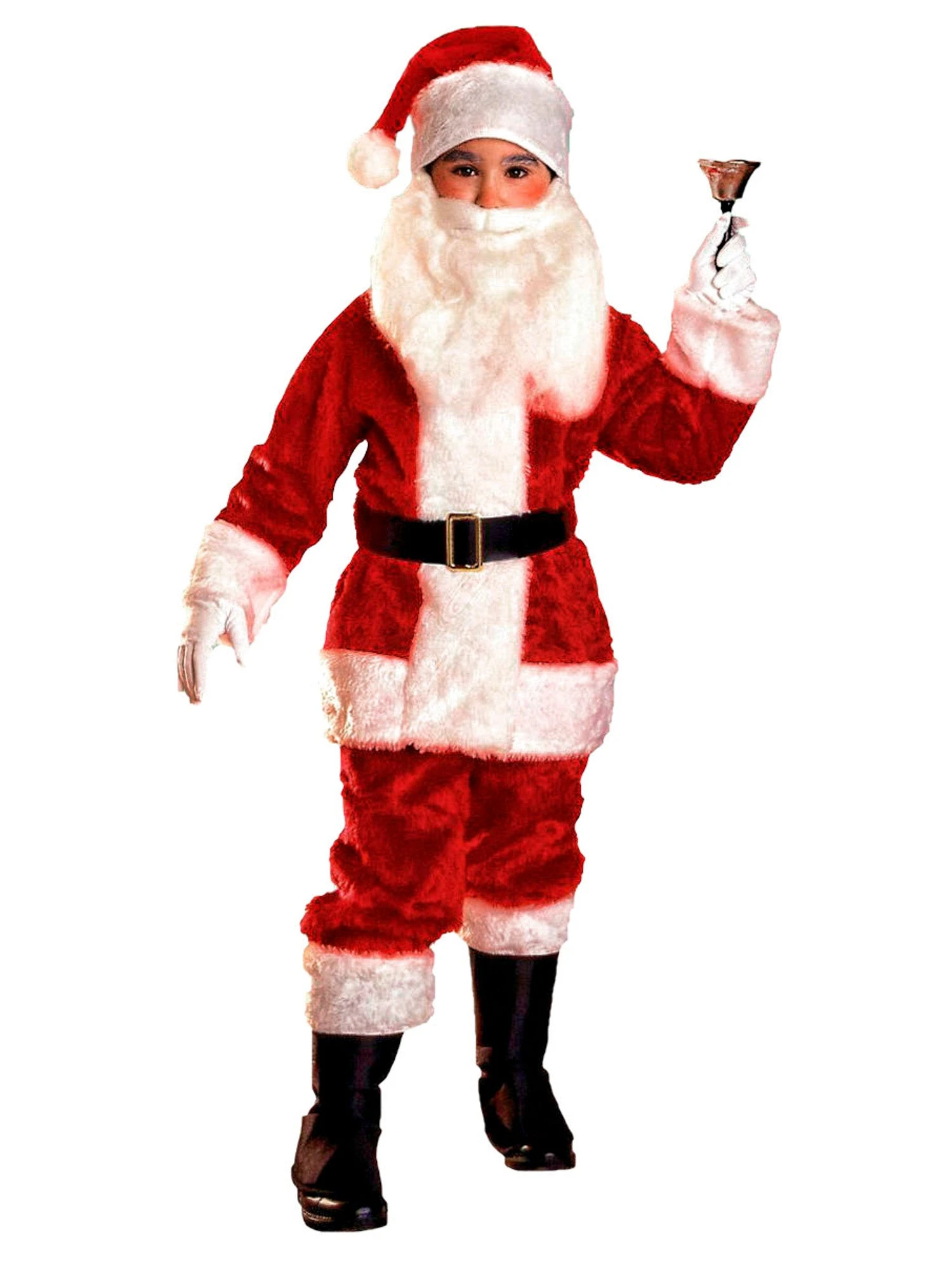 Boys Plush Santa Suit 1 Boys Plush Santa Suit
