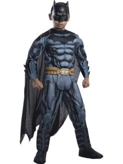 Boys Deluxe Justice League Muscle Chest Batman Costume