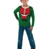 Santa Head Christmas Sweater Classic For Kids
