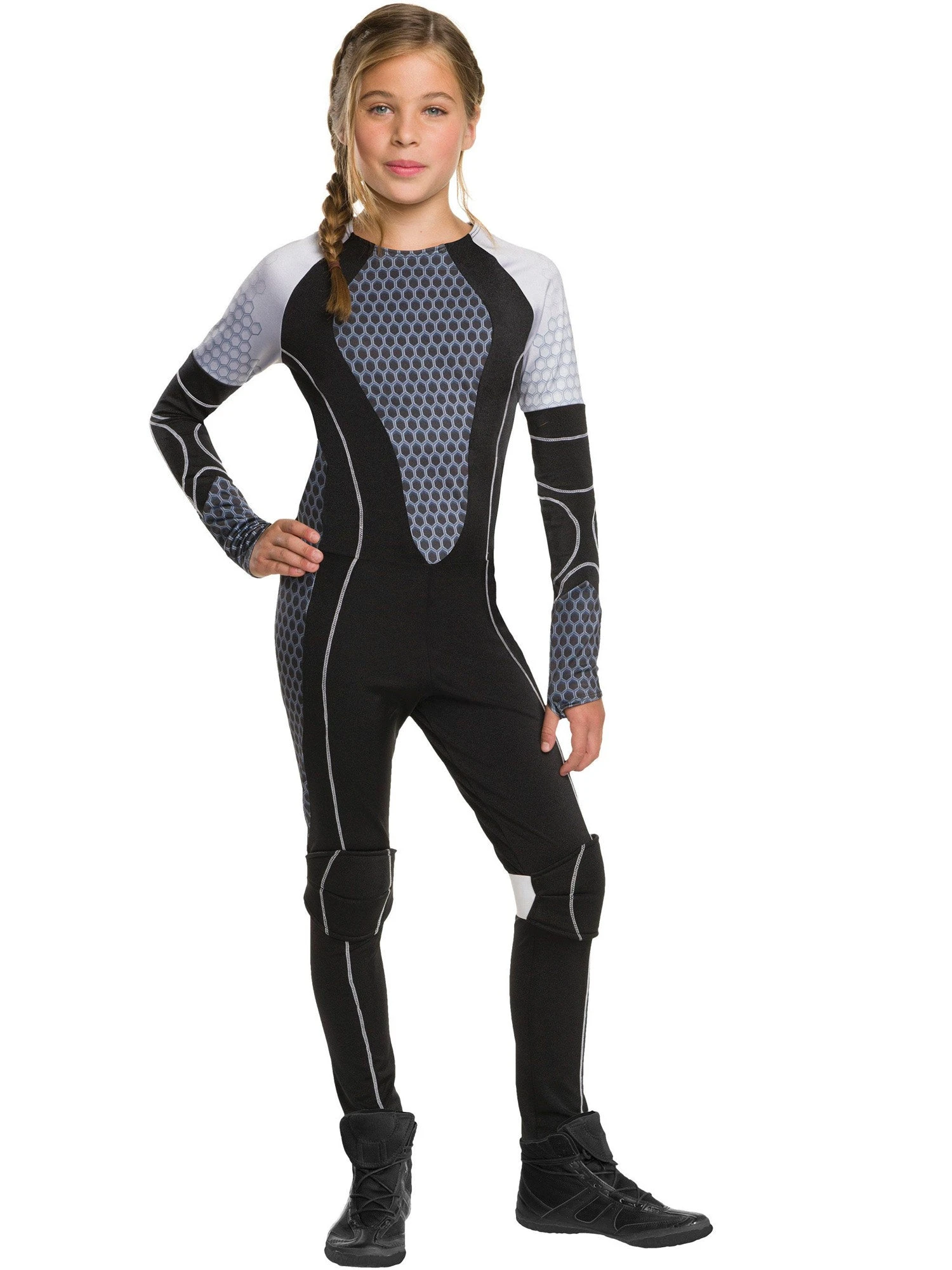 Girls Katniss Everdeen Hunger Games Catching Fire Costume 1 Girls Katniss Everdeen Hunger Games Catching Fire Costume