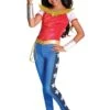 Girls' DC Super Hero Girls Wonder Woman Costume - Deluxe