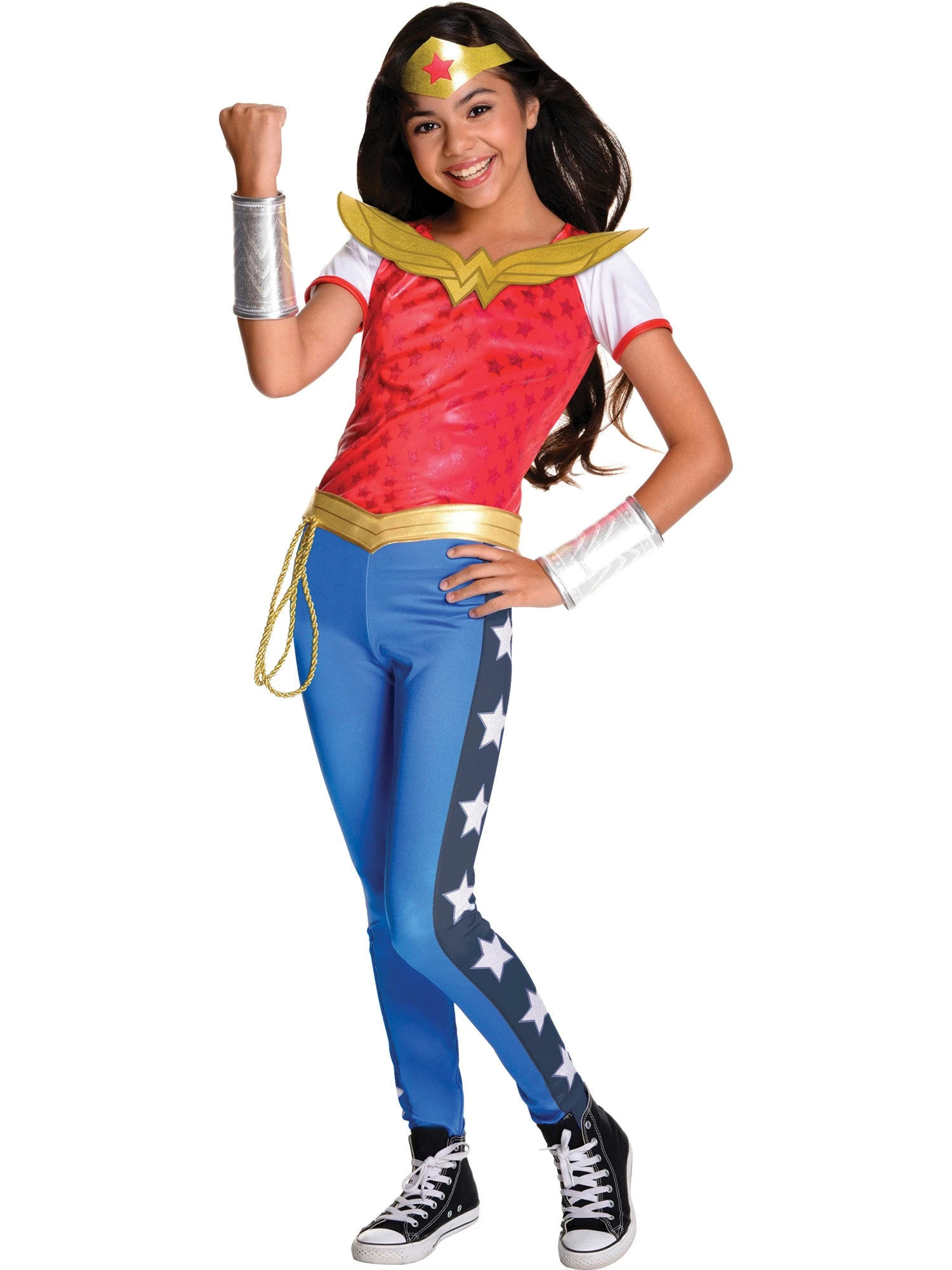 Girls' DC Super Hero Girls Wonder Woman Costume - Deluxe 1 Girls' DC Super Hero Girls Wonder Woman Costume - Deluxe